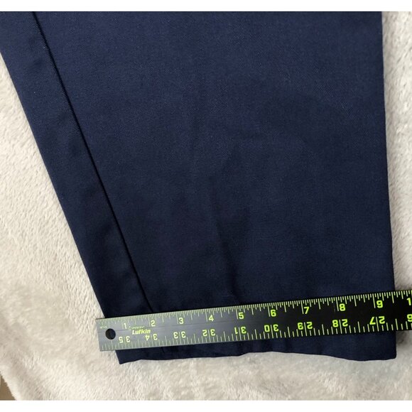 Dickies Men's Work Pants 40x32 874 Original Fit Navy Straight Chino Flat Front - Picture 4 of 11